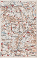 Litho AK Wona Hauschting Karte 10 Königsbrück Radeburg Ortrand Thiendorf Ottendorf Okrilla Krakau Bohra Sella Steinborn - Zietsch