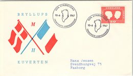 GROENLAND - GRONLAND - COVER 10.6.1967 SDR. STROMFJORD  1 - Brieven En Documenten