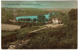 Genval-les-Eaux - Vue Générale Du Lac Et Du Parc - Circulée - 2 Scans - Rixensart