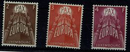 LUXEMBOURG 1957 EUROPA CEPT MI No 572-4 MNH VF!! - 1957