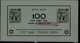 ISRAEL 1948 RISHON LE ZION BOOKLEET 100 STAMPS WITHOUT STAMPS VERY RARE!! - Postzegelboekjes