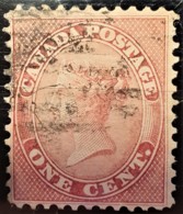 CANADA 1859 - Canceled - Sc# 14 - 1c - Used Stamps