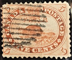 CANADA 1859 - Canceled - Sc# 15 - 5c - Oblitérés