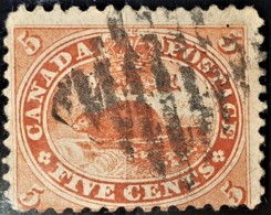 CANADA 1859 - Canceled - Sc# 15 - 5c - Gebruikt