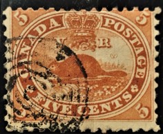 CANADA 1859 - Canceled - Sc# 15 - 5c - Oblitérés