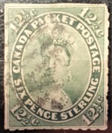 CANADA 1859 - Canceled - Sc# 18 - 12.5c - Used Stamps