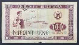 1976 Albania Banknote, 100, Njëqint Lekë, Banka E Shtetit Shqiptar - Albanië