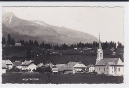 Montbovon - Vue Partielle, église, Chalet. Carte Photo - Montbovon