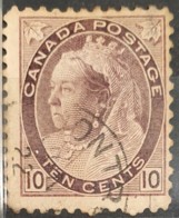 CANADA 1898/1902 - Canceled - Sc# 83 - 10c - Usati