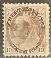 CANADA 1898/1902 - Canceled - Sc# 83 - 10c - Usati