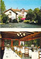 58 - ST PIERRE LE MOUTIER : Restaurant Gastronomique " LA VIGNE " - CPSM-CPM Multivues Grand Format - Nièvre - Saint Pierre Le Moutier