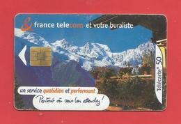 TELECARTE 50 U TIRAGE 500 000 EX  France Télécom Et Votre Buraliste X 2 Scans - Telecom