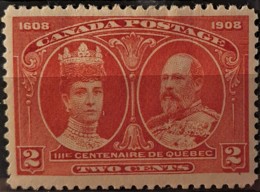 CANADA 1908 - MLH - Sc# 98 - 2c - Unused Stamps