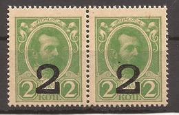 RUSSIE - Gouvernement Provisoire - N° 136 Paire Sur Papier Cartonné - NEUF XX MNH - Unused Stamps