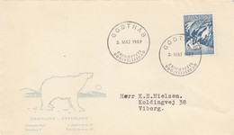 GROENLAND - GRONLAND - COVER GODTHAB 2.MAJ.1957  / 4 - Storia Postale