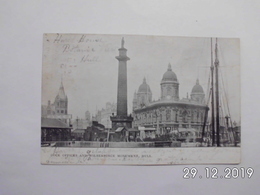 Hull. - Dock Offices And Wilberforce Monument. (19 - 10 - 1904) - Hull