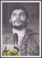 TMA-501 CUBA 2008 MAXIM CARD 1998 STAMP ERNESTO CHE GUEVARA VIOLET CANCEL - Maximum Cards