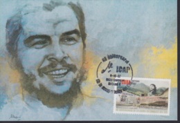 TMA-564 CUBA 2007 MAXIM CARD 2007 75c STAMP ERNESTO CHE GUEVARA BLACK CANCEL. - Maximum Cards