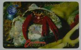 CAYMAN ISLANDS - GPT - CAY-1C - Hermit Crab - 1CCIC - Used - Iles Cayman