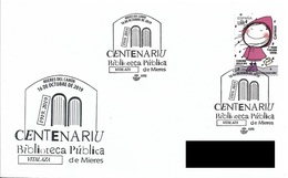 SPAIN. POSTMARK  100th ANNIV. PUBLIC LIBRARY. MIERES DEL CAMIN 2019 - Altri & Non Classificati