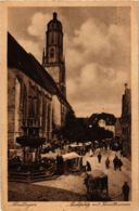 CPA AK Nordlingen- Marktplatz M. Kunstbrunnen GERMANY (943247) - Noerdlingen