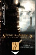 TELECARTE 50 UNITES LE SEIGNEUR DES ANNEAUX - 2002