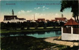 CPA AK Donauworth- Partie An Der Donau M. Heil. Kreuz Kirche GERMANY (943727) - Donauwoerth