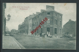 Welkenraedt. Maison Schyns, Rue Léopold, En 1909. Belle Carte Animée. 2 Scans - Welkenraedt