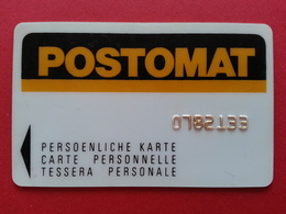 SUISSE POSTOMAT Carte Retrait Argent CB Banking Card Switzerland (BA1219bis10 - Zwitserland