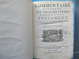 1714 Commentaire Ancien Et Nouveau Testament  Jérémie Et Baruch Cachets Monastère Abbaye Kerbénéat 29 Plouneventer - 1701-1800
