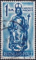 Allemagne, 1948, 29dm, Rheinland Pfalz, Carolus Magnus (Yvert 29) - Zona Francese
