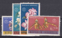Indonesia Flowers 1962 Mi#376-379 Mint Never Hinged - Other & Unclassified