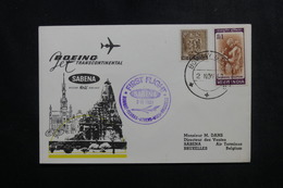 INDE - Enveloppe 1er Vol Bombay / Téhéran / Athènes / Wien / Bruxelles En 1967 - L 50201 - Briefe U. Dokumente