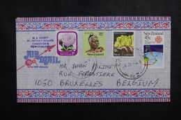 NOUVELLE ZÉLANDE - Enveloppe De Cambridge Pour Bruxelles En 1983, Affranchissement Plaisant - L 50205 - Covers & Documents