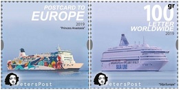 Finland. Peterspost. Modern Ships Of The Baltic Sea, 2019, Set Of 2 Stamps (FV Price!) - Neufs