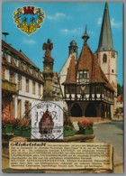 Michelstadt - 500 Jahre Rathaus Ersttagsstempel Und Briefmarke - Michelstadt