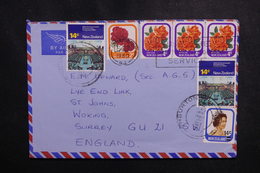 NOUVELLE ZÉLANDE - Enveloppe De Aghburton Pour Le Royaume Uni En 1980 , Affranchissement Plaisant - L 50233 - Covers & Documents