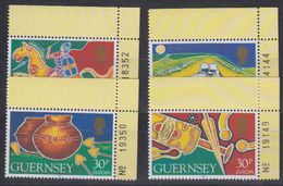 Europa Cept 1994 Guernsey 4v (corner, Sheet Number) ** Mnh (45768) - 1994