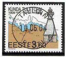 Estonia 1998 .Kunda Lighthouse. 1v: 3.60.   Michel # 322 (oo) - Estonia