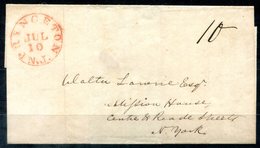 5567 - USA - Briefhülle Von Princeton, N.J. Nach New York - …-1845 Prephilately