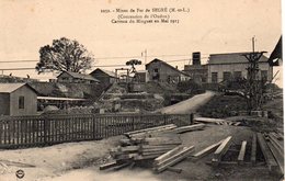 Segré Mines De Fer Concession De L'Oudon Carreau Du Minguet En Mai 1913 Mines Carrières Puits Chevalement Mineurs Mine - Segre