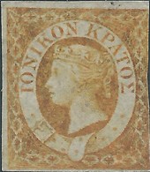 Greece-Grecia,Ionian Islands,Great Britain(old Colonies And Protectorates IONIENNES)1859 Queen Victoria ½P Color Variety - Ionische Eilanden