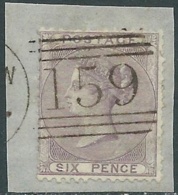 1855-57 GREAT BRITAIN USED SG 70 6d W20 - RC1 - Usati