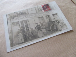 72 MAROLLES LES BRAULTS  Carte Photo BOULANGERIE QUESNE CAFE  Rare    SARTHE - Marolles-les-Braults