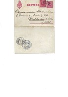 SUEDE - ENTIER POSTAL AVEC COMPLEMENT D'AFFRANCHISSEMENT N°28 -ANNEE 1901 - Enteros Postales