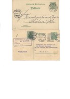 ALLEMAGNE - 2 ENTIERS POSTAUX ANNEE 1900 ET 1913 - Other & Unclassified
