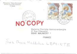 Città Del Vaticano, 6.7.1999, Affrancatura L. 450 Melozzo Da Forlì X 2 Su Busta Per La Francia. - Storia Postale