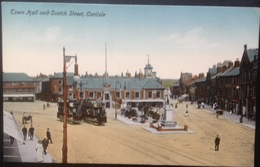 United Kingdom....England...CARLISLE - Town Hall And Scotch Street..... Ca. 1908 - Carlisle