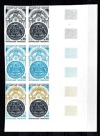 France 1801 Hotel Des Invalides Corner Bloc 6 Trial Color Proofs (2 Multicolor) MNH. 1974 Monnaie Coin - Other & Unclassified