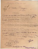 VP16.594 - MILITARIA - Guerre 39 / 45 - Lettre Du Soldat J. GUERIN Cie Du Génie Du Littoral N° 6 à ROCHEFORT SUR MER - Documenti